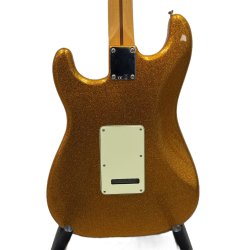 (BRUGT) Fender Mexican Stratocaster Orange Sparkle HSS  2010